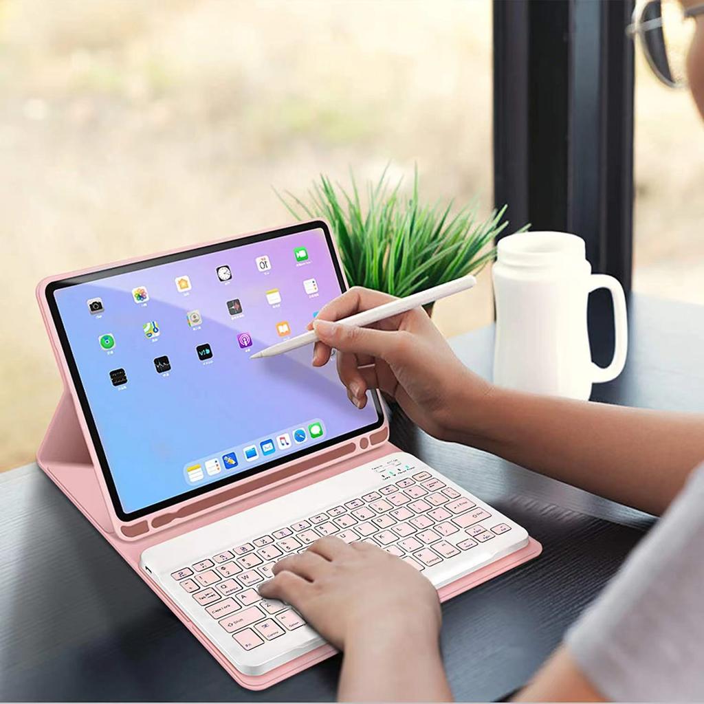 Case for Samsung Galaxy Tab S9 FE 10.9 Inch,Detachable Bluetooth Keyboard Case for Samsung Tab S9 FE 10.9 inch SM-X510/X516B