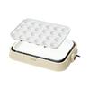 Hot Plate Removable 2 Pieces Takoyaki Flat Plate PHP-C24W Vanilla Cream