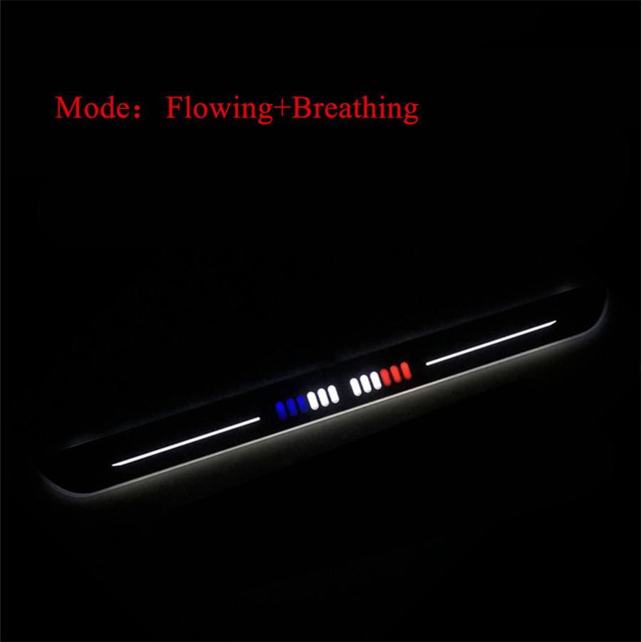 

Универсальные светодиодные прожекторы для порогов автомобиля с эффектом движения, приветственные лампы, передние двери, индивидуальная настройка