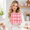 Silicone Bowknot Mold Set 6 Cavities for Cake Decoration Soap Making Resin Chocolate Candy Mold Flexible Non-Stick Baking Tool