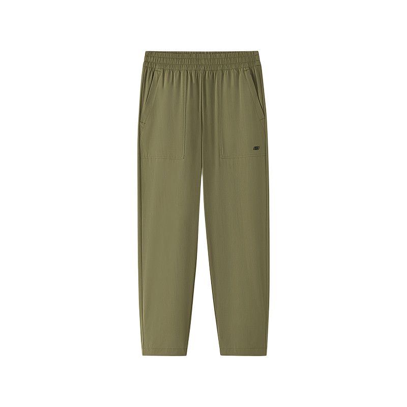Skechers Mid Rise Woven Comfortable Sports Straight Dry Pants Men bottoms L226M024-00SB S