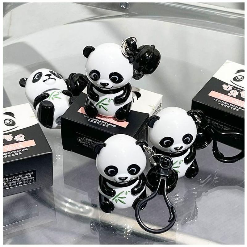 Art Value - Panda Bell Keychain Matte Lip Mud - 6 Colors