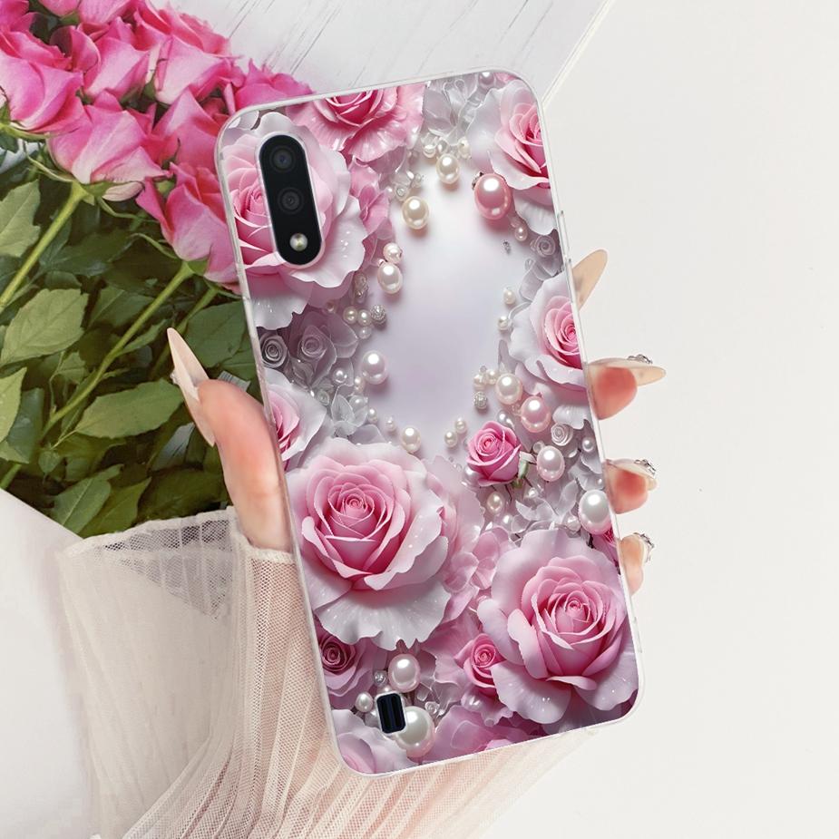 For Samsung Galaxy A01 Case SM-A015F New Luxury Painted Cover Soft Slim Phone Case For Samsung A01 M 01 Galaxy M01 Fundas Bumper
