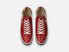 Spingle Handmade Kangaroo Leather Sneakers Spm-442 Red