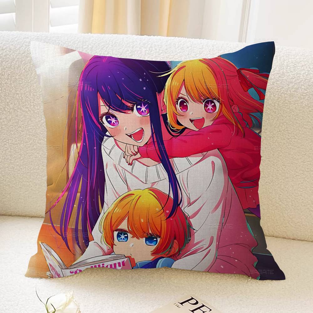 Japanese Anime OSHI NO KO Pillow Anime Pillow Sofa Bed Head Pillow Cover Cushion Cover 45x45 Cm Fashion