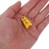 5Pcs Mini Caution Wet Floor Sign Single-side Realistic Miniature Dog Cat Vomit Caution Sign Small Warning Sign Desk Toy