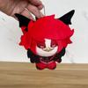 12Cm Role Play Animation Hazbin Red Demon Evil Alastor Soft Buddies Hotel Charm Playful Manga Character Handbag Hanging Cuddly Toy Buddy