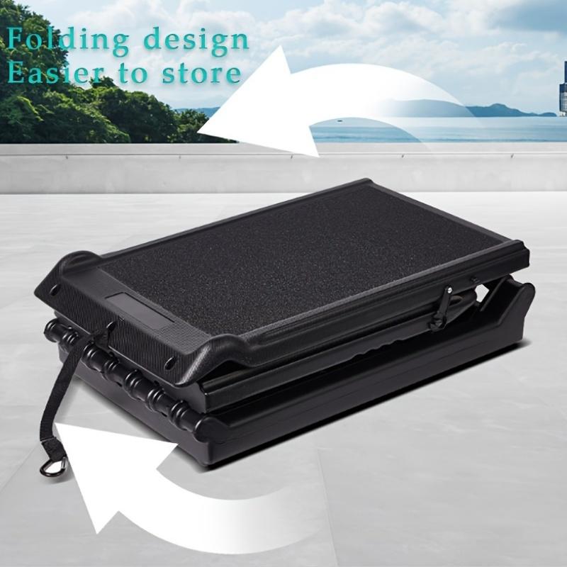  70/42 Long Folding Pet Ramp Stair For Cars Trucks & SUVs -Fits Large Dogs With Side Rails.Supports 150 lbs.Easy ToStore