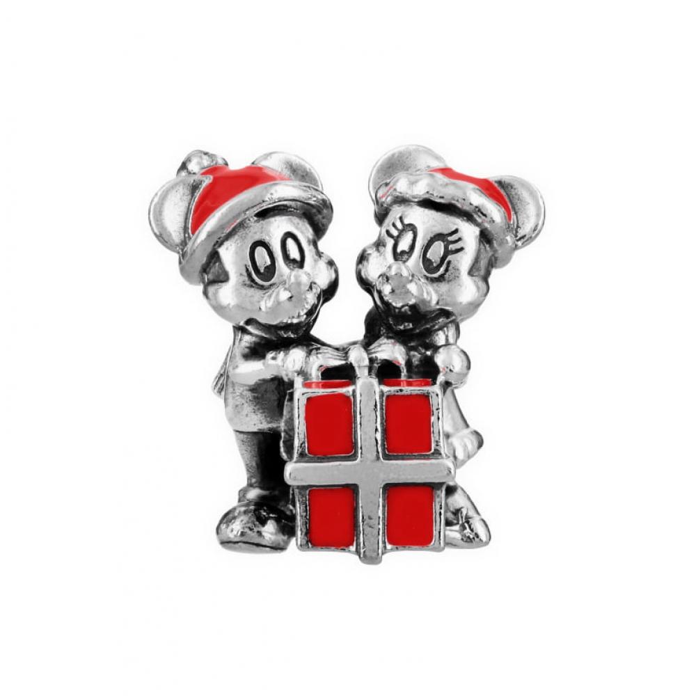 Pandora 799194c01 Disney Micky Maus   Minnie Maus Geschenk Silberner Anhänger