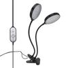 Pflanzenwachstumslampe Timing 5 Dimmstufen Wasserdicht Doppelkopf 30W USB-betrieben LED Pflanzenlampe mit