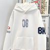 Autumn Unisex Letter Print Embroidered Hoodie - Casual Trendy Loose Fit