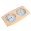 Stanza Sauna 2 in 1 Termometro Igrometro in Legno Misuratore Temperatura Umidità Vapore