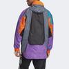 adidas Originals Trefoil WB Karkaj Colorblock Retro Sports Jacket Men Jackets Teal Grey FM3693