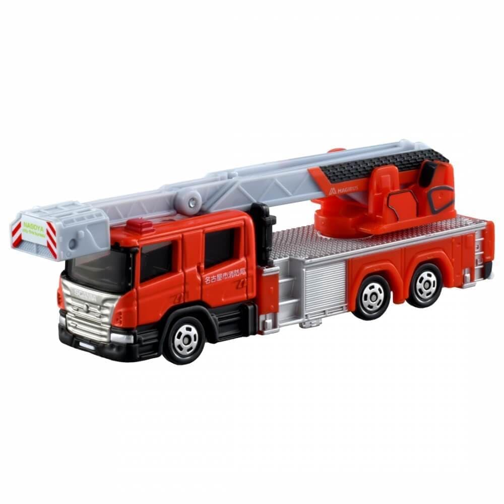 Takara Tomy Tomica Long Type Fire Truck No.145 Nagoya City Fire Department 30m Class Articulated Ladder