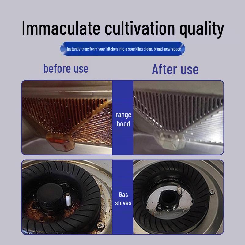 Powerful Stove & Hood Foam Degreaser for Heavy Oil Stains