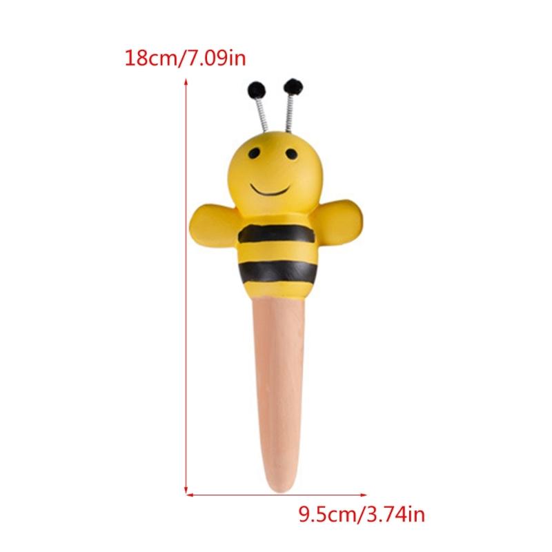 4pc Self Watering Planter Insert Plant Watering Stakes Bees Terracotta Watering Spikes Automatic Water Irrigation Device