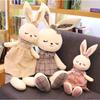 1pc 45/55cm Cute Rabbit Wear Cloth with Dress Plush Toy Stuffed Soft Animal Dolls Lace Rabbit for Baby Kids Birthday Gift