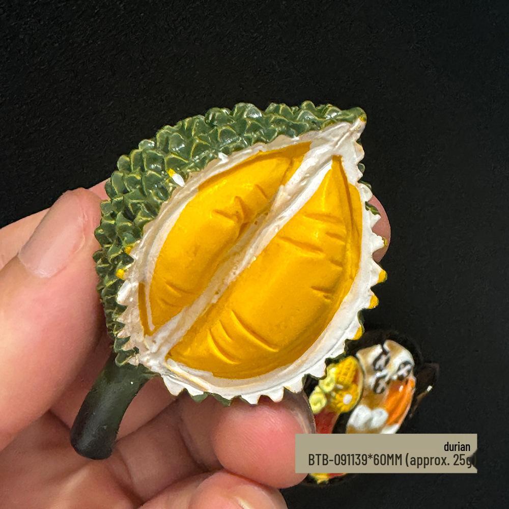 3D Chinese Style Food Magnet: Lobster & Noodles Hot Pot with Mantis Shrimp Sticker