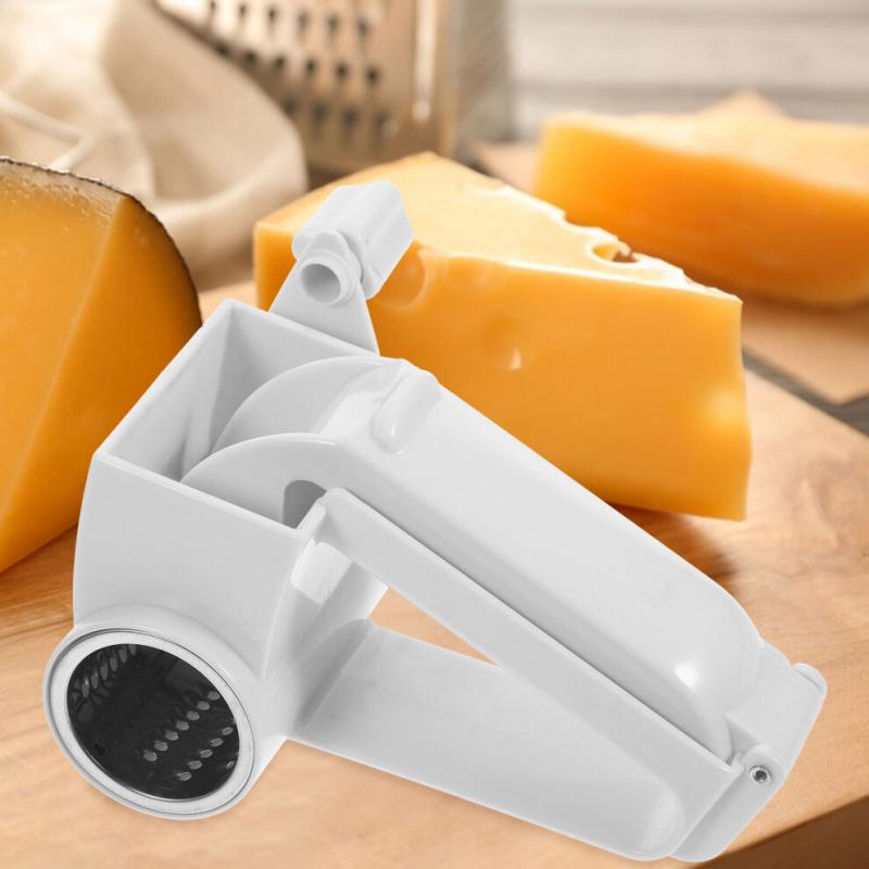 Hand-Cranked Rotating Cheese Grater 3-in-1 Cheese Shaver and Grater