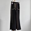 Womens High Waisted Flare Pants Slim Fit Stretch Casual Trousers Fall Winter