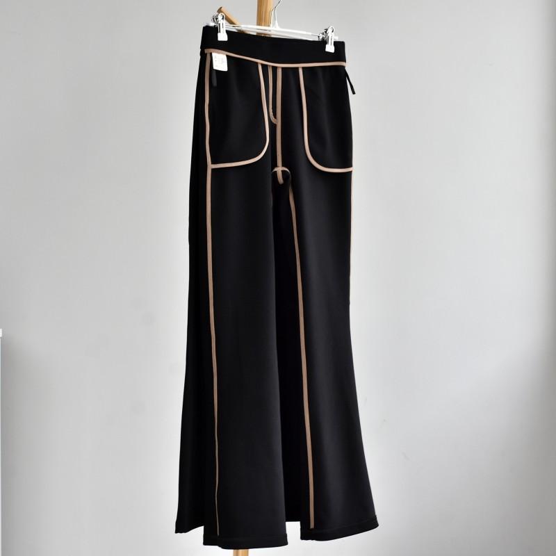 Womens High Waisted Flare Pants Slim Fit Stretch Casual Trousers Fall Winter