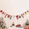 Christmas Tinsel Ribbons with Bow Christmas Banner Decoration Wall Hanging Pendants Home Decoration New Year Room Decor Navidad