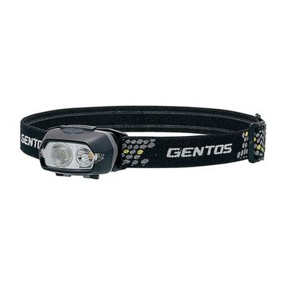 Lampe frontale LED GENTOS [Luminosité 230 lumens] Éclairage pratique 3,5 heures, étanche à 1 m, sous-LED de couleur chaude] Fonctionne avec 2 piles AAA Ova VA-04D