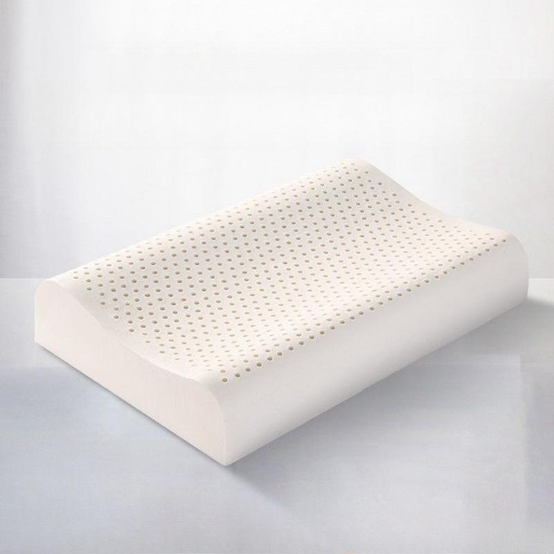 1pcs Bedclothes Latex Memory Cotton Adult Cervical Pillow Double Support Neck Pillow High Low Slow Rebound Sleep Pillow Improves Sleep Quality