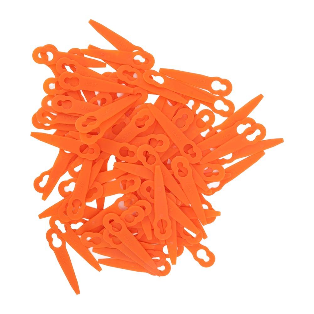 100PCS Snap-In Installation Replacement Trimmer Blades for Stihl Polycut 2-2 3-2