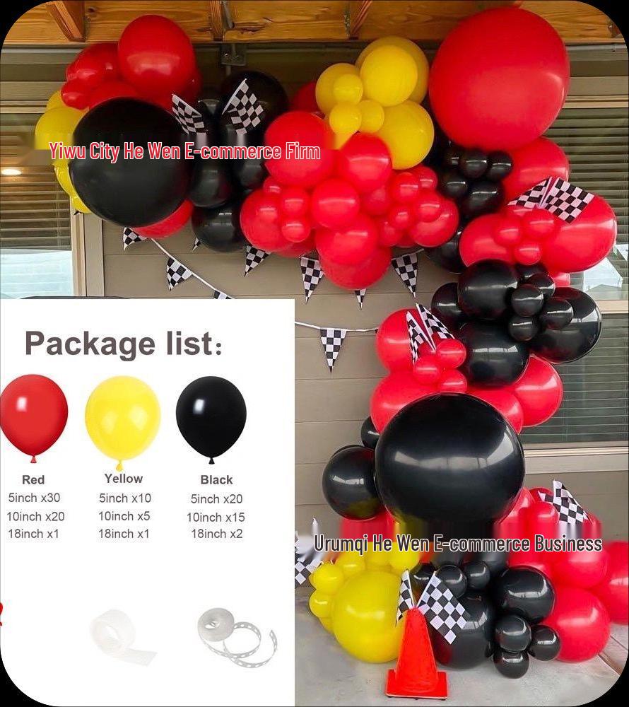 Pink Bow Mickey Mouse Balloon Garland Set for Girls' Birthday Party Decoration