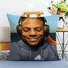 Internet Celebrity Energetic I-Ishowspeed Cushion Cover Washable Linen Pillowcase Soft For Sofa Bed Cozy Home Room Decor