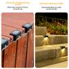 Solar LED Garden Light Stairs Deck Lamp Outdoor Lighting Waterproof Solar Step Light Lamp for Patio Yard Garden Pathway Decor HMM