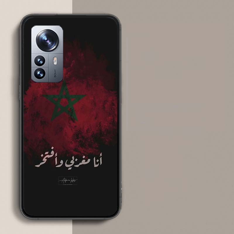 Morocco Flag Soccer Phone Case For Xiaomi Mi 13 12T Poco F7 Pro 14 Ultra 15 Pro 12X 12 9 8 Lite 5G 11T 11i 10 10T Pro Capa Co