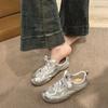 Fashion Women's 2025 New Summer Single Mesh Breathable Thin Casual Explosive Forrest Gump Shoes