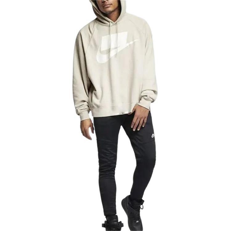 Nike Sweatshirts Men's White Hooded Moderate Regular AR4855-072