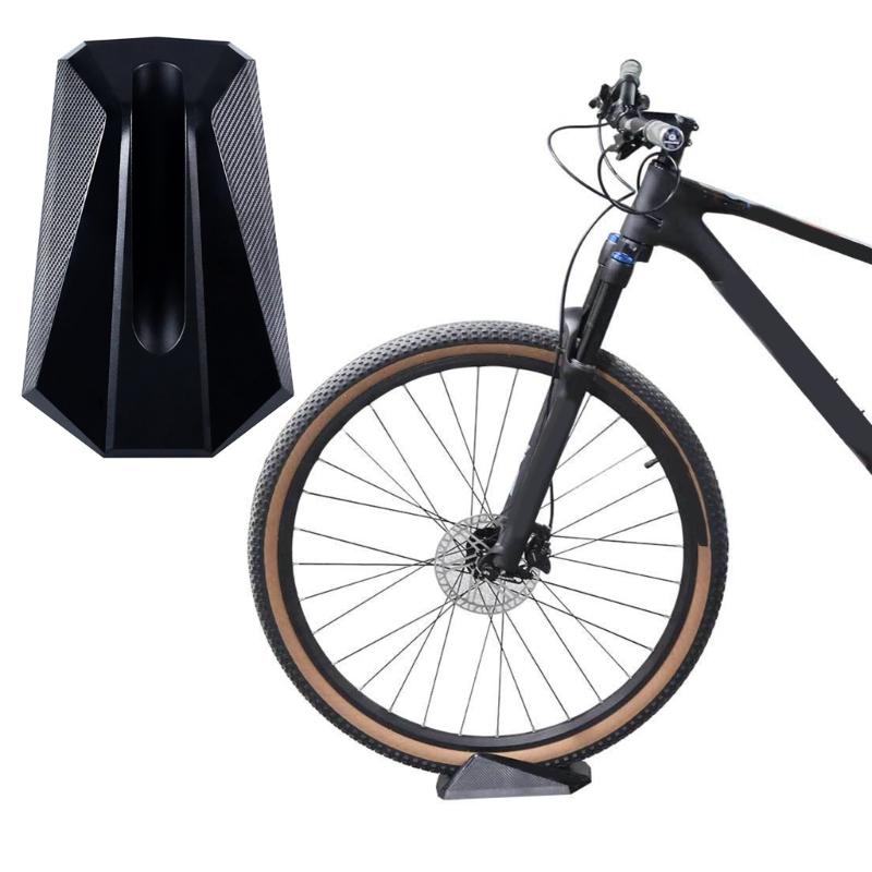 Mountain Bike Parking Racks Display Stand Front Wheel Risers Block Nonslip Bicycles Stabilize Stand Easily To Install