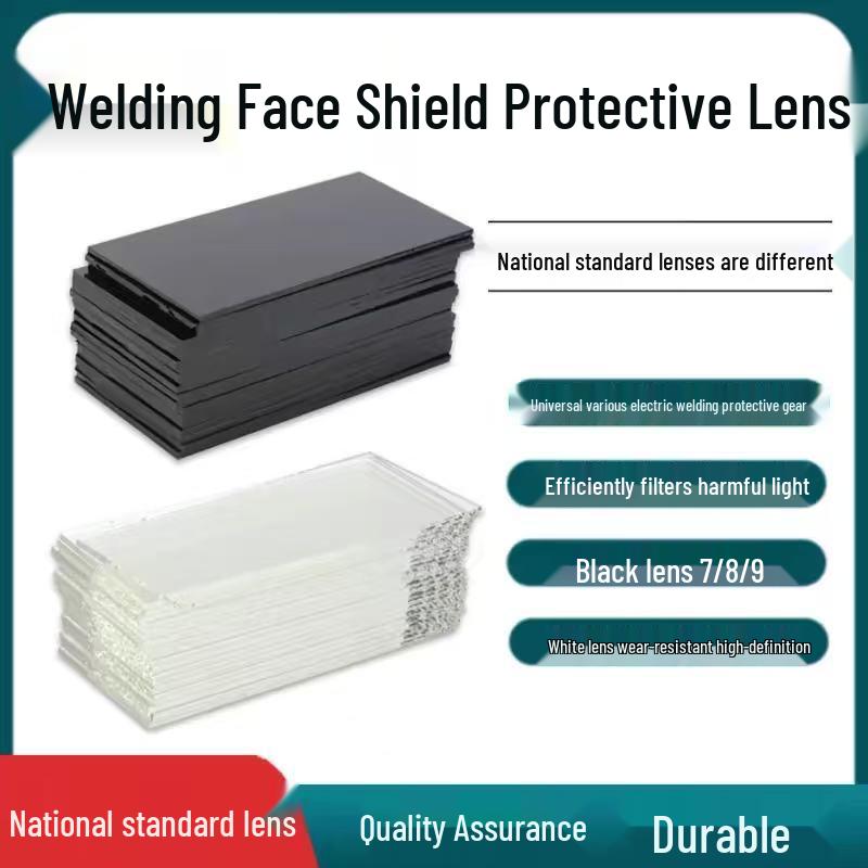 

Anti-Glare Welding Lens Glass for Argon Arc Welder, Black & White 789
