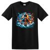 Anime Pirate Hero T Shirt W/ Ocean Ships Neon Fantasy Adventure Graphic Tee