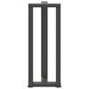 Vidaxl Nogi Do Stołu Konsolowego, 2 Pcs., Antracyt, 38X25X(72-73) Cm