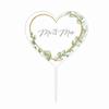 Acrylic Wedding Cake Toppers Multicolor Cake Decorative Card  Baking Ornament