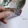 4x7cm Japanese Style Mother-of-Pearl Abalone Shell Nail Stickers with Adhesive, Colorful Patterns, Bendable Ornaments.