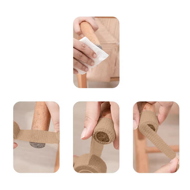 4pcs/pack Silent Table And Chair Foot Mat Stool Protection Accessories Wear Resistant And Anti Slip Universal Table Leg Tape