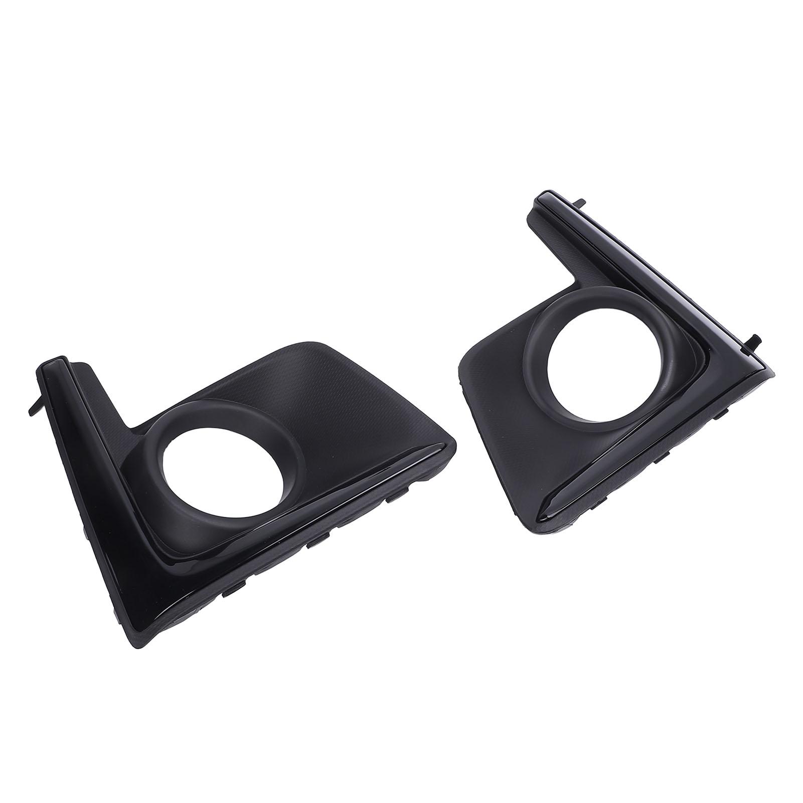 1 Pair Front Bumper Fog Lamp Bezel Cover 57731FJ430 Glossy Black Fog Light Cover Trim Grille for Crosstrek GP Facelift