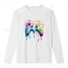 Gamer Video Game Colorful Lover T Shirt vintage Washed Breathable Top For Everyday Wear Soft Casual Stylish homme Unisex