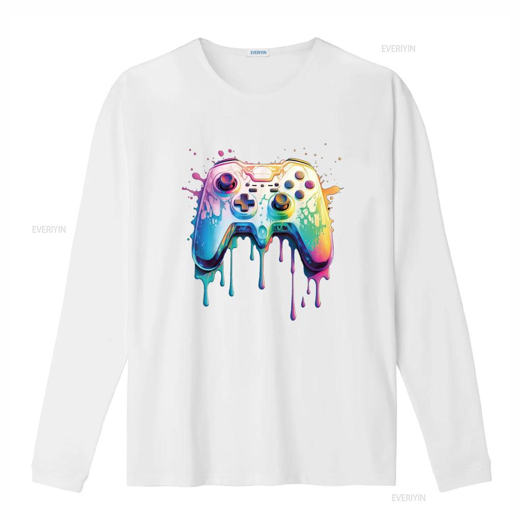 Gamer Video Game Colorful Lover T Shirt vintage Washed Breathable Top For Everyday Wear Soft Casual Stylish homme Unisex
