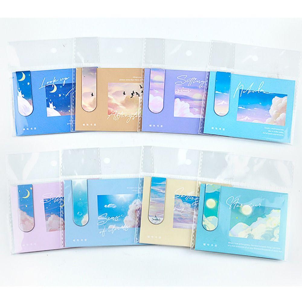Stationery Page Markers Magnetic Magnetic Reading Book Mark Exquisite Bookmark