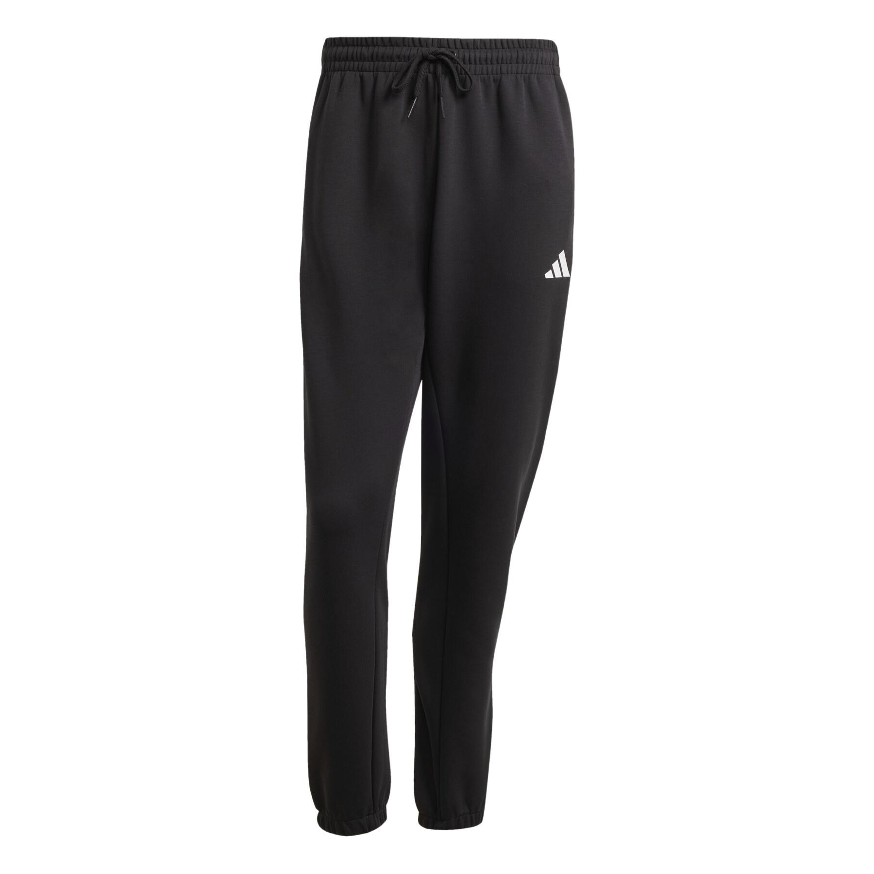 adidas Future Icons Small Logo Pants Asia Sizing  Black White  Men s JD4949 M