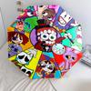 Pomni Halloween Characters Automatic Umbrella - Suitable Travel Outdoor Portable Umbrella Birthday Gift Daily Essentials