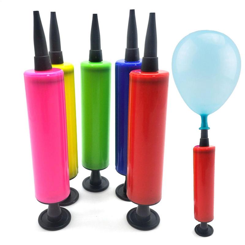 High Quality Balloon Pump Hand Held Hand Push Air Pump Portable Balloon Accessories Wedding Birthday Party Decor Supplies