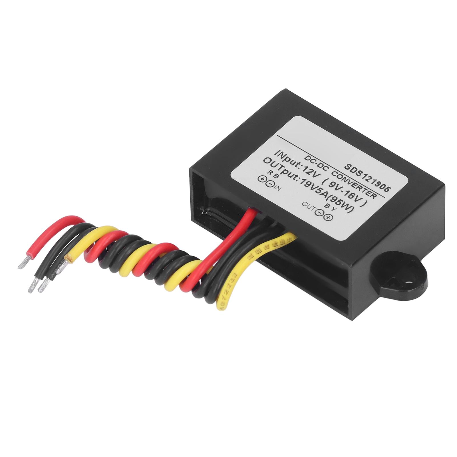 

Підвищувальний перетворювач DC 12V до DC 19V Водонепроникний підвищуючий адаптер Аксесуар для джерела живлення